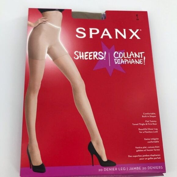Spanx Sheers 20211R Shade- S2 Nude Plus sz F - Picture 3 of 8